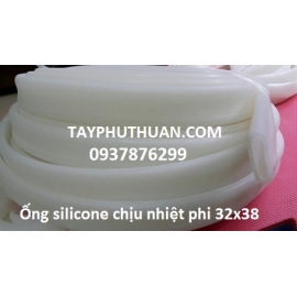 Ống silicon trắng sữa phi 27x31mm